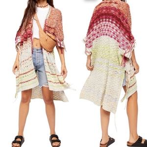 Free People Skies The Limit Knit Cardigan Medium